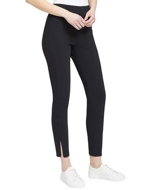 Theory Ankle-Zip Seamed Leggings - Blue