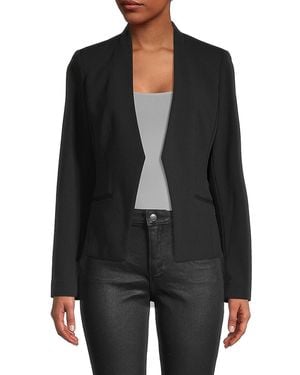 Calvin Klein Open-Front Jacket - Black