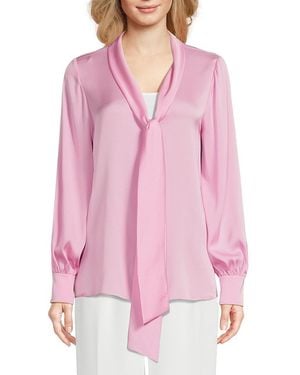 Emanuel Ungaro Ella Stretch Silk Blouse - Pink