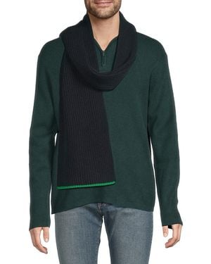 Vince Merino Wool & Cashmere Scarf - Green