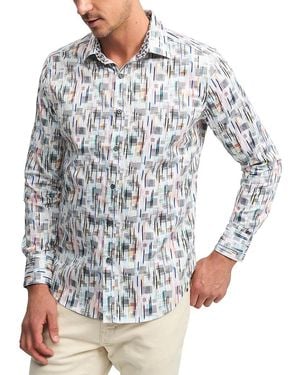 Robert Graham Newsom Knit Shirt - Gray
