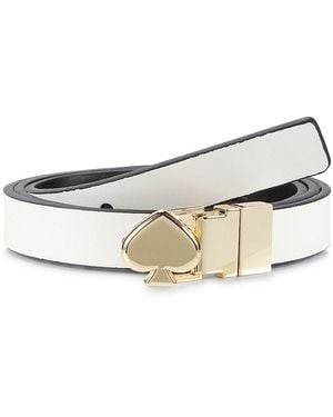 Kate Spade Reversible Leather Belt - Natural