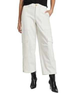 ATM Stretch-Cotton Twill Cargo Trousers - White