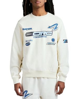 Avirex Offshore Racing Logo Cotton Sweatshirt - Gray