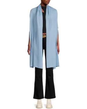 La Fiorentina Wool & Cashmere Wrap - Blue