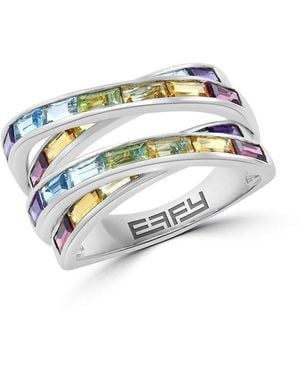 Effy ENY Sterling & Multi-Stone Ring - White