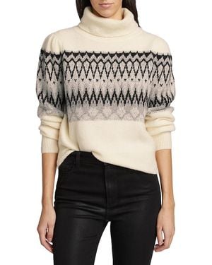 Generation Love Grace Wool-blend Jacquard Jumper - Black