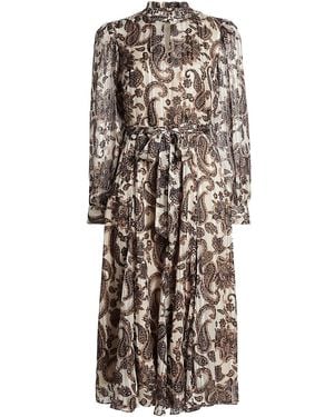 Tahari Janice Paisley Fit & Flare Midi-Dress - Multicolour