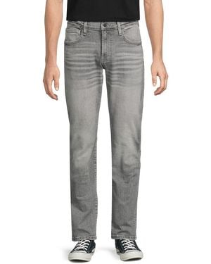 Hudson Jeans Blake Slim Straight Distressed Jeans - Grey