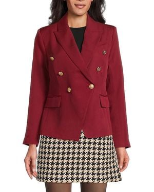 Walter Baker Peak-Lapel Phelps Jacket - Red