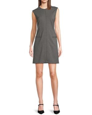 Rag & Bone Zip-Front Sleeveless Minidress - Black