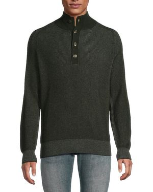 Amicale Classic Fit Cashmere Sweater - Green