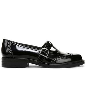 Franco Sarto Marson Mary Jane Brogue Oxford Shoes - Black