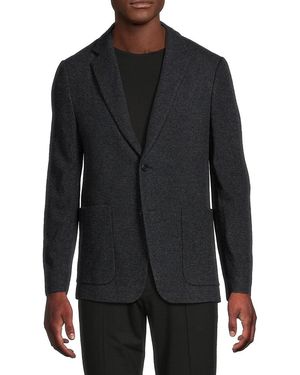 Theory Clinton Slim Knit Blazer - Black