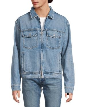 Joe's Jeans Alan Washed Denim Jacket - Blue