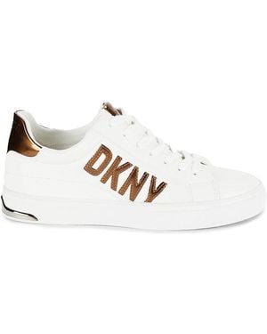 DKNY Adira Metallic Logo Trainers - Multicolour