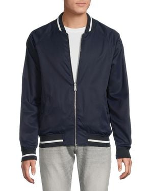 Scotch & Soda Reversible Bomber Jacket - Blue
