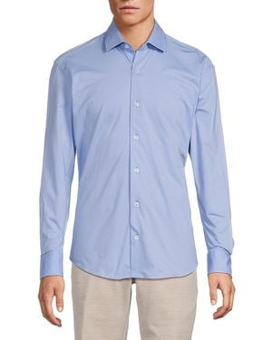 Bertigo 'Solid Dress Shirt - Blue