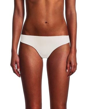 DKNY 'Seamless Logo Thong - Brown