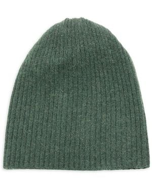 Portolano Slouchy Cashmere Beanie - Green