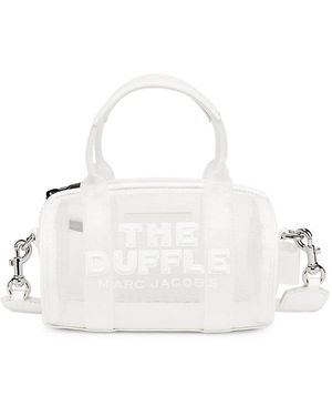 Marc Jacobs Small The Duffle Sheer Nylon Duffel Bag - White