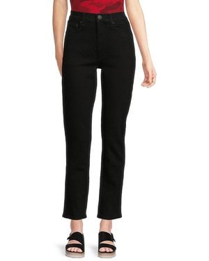 Rag & Bone Wren High-Rise Straight-Leg Jeans - Black