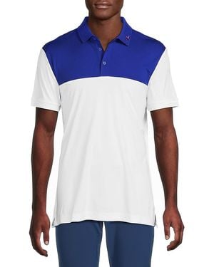 J.Lindeberg J. Lindeberg Jeff Regular Fit Contrast Logo Polo - Blue