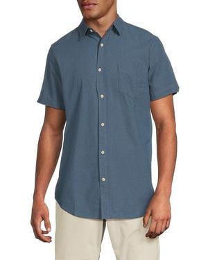 Ben Sherman Short-Sleeve Shirt - Blue