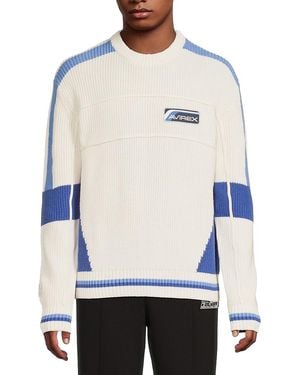 Avirex Offshore Cotton-cashmere Sweater - White
