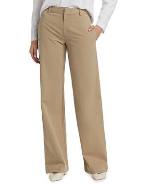 Vince Twill Wide-Leg Pants - Natural