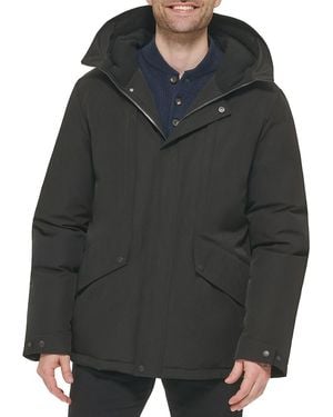 Cole Haan Hooded Down Jacket - Blue