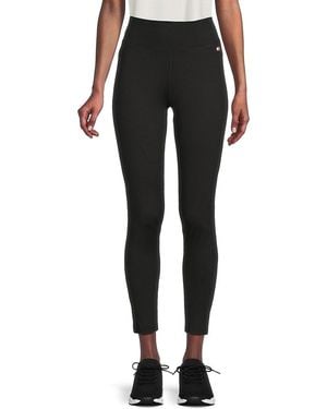 Tommy Hilfiger High Rise Cropped Leggings - Black