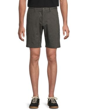 Theory Zaine Cotton-Blend Shorts - Grey