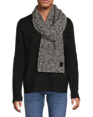 Vince Merino Wool & Cashmere Scarf - Black