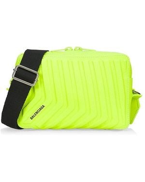 Balenciaga Leather Camera Bag - Green
