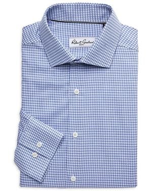 Robert Graham Houndstooth Dress Shirt - Blue