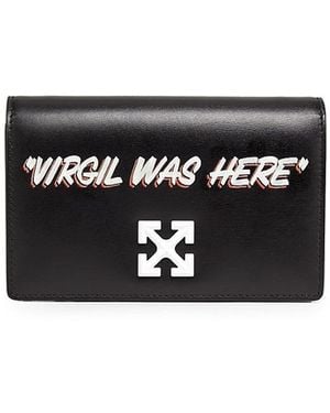 Off-White c/o Virgil Abloh Jitney 0.5 Leather Shoulder Bag - Black