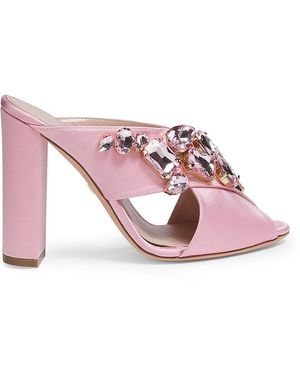Giambattista Valli 110Mm Crystal-Embellished Sandals - Pink