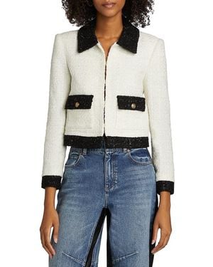 Alice + Olivia Alice + Olivia Topher Boxy Jacket - Blue