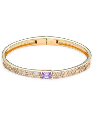 Adriana Orsini 18k Goldplated & Cubic Zirconia Bracelet - Metallic