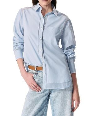 Rag & Bone Maxine Button-front Shirt - Blue