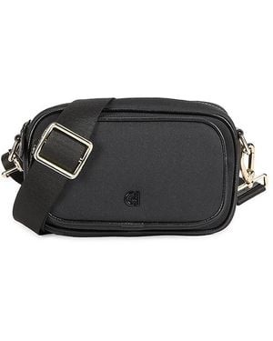 Cole Haan Neoprene Leather-Trim Shoulder Bag - Black