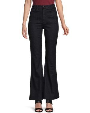 Rag & Bone Carly High-Rise Flare Jeans - Black