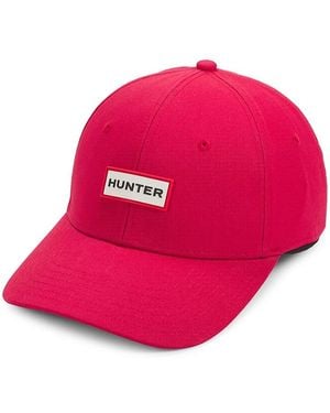 HUNTER Logo Cotton Baseball Cap - Pink