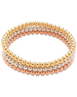 Adriana Orsini Tri Tone Beaded Bracelet - Pink