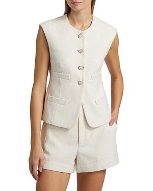 A.L.C. A. L.C. Georgie Cotton-Blend Vest - White