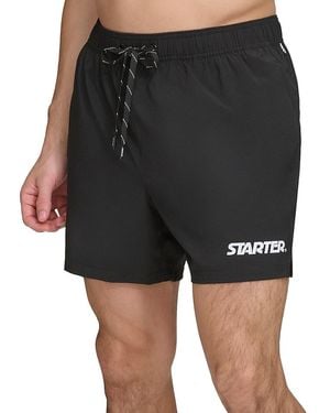 Starter Regular Fit Drawstring Shorts - Black