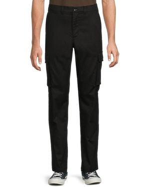 Karl Lagerfeld Solid Cargo Pants - Black