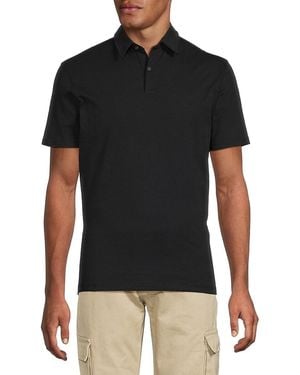 Slate & Stone Short Sleeve Pique Polo - Black