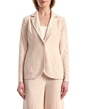 Capsule 121 Textured Terry Blazer - Natural